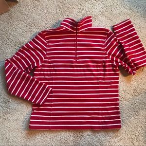 Land’s End fleece quarter zip pullover